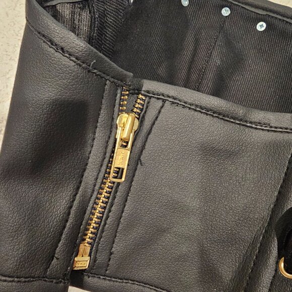 Daisy Corsets Faux Leather Spike Bra - Picture 4 of 5